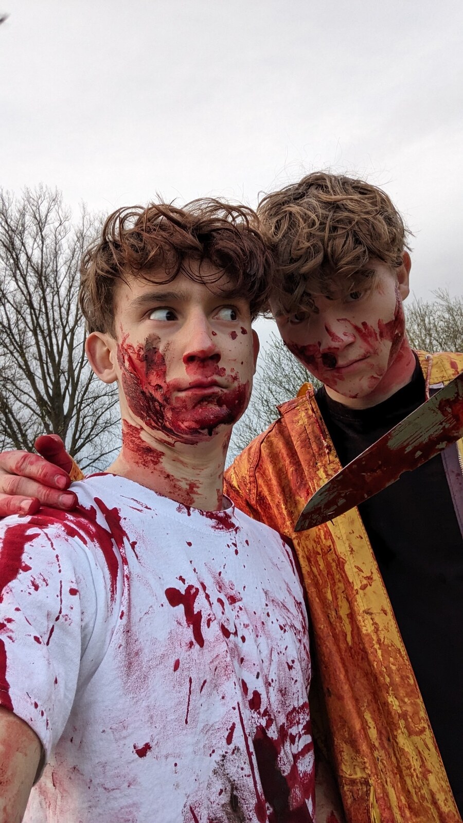 Victor Scholz bei Dreharbeiten zu Yellow Hood – Murder in Mind